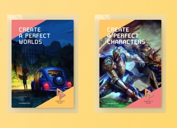 手游开发公司Perfect Play品牌形象设计