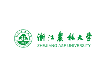 浙江农林大学校徽标志矢量图