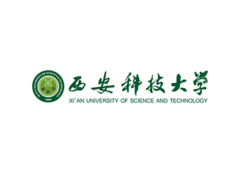 西安科技大学校徽标志矢量图