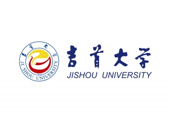 吉首大学校徽标志矢量图