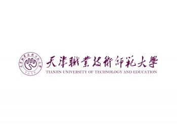 天津职业技术师范大学校徽标志矢量图