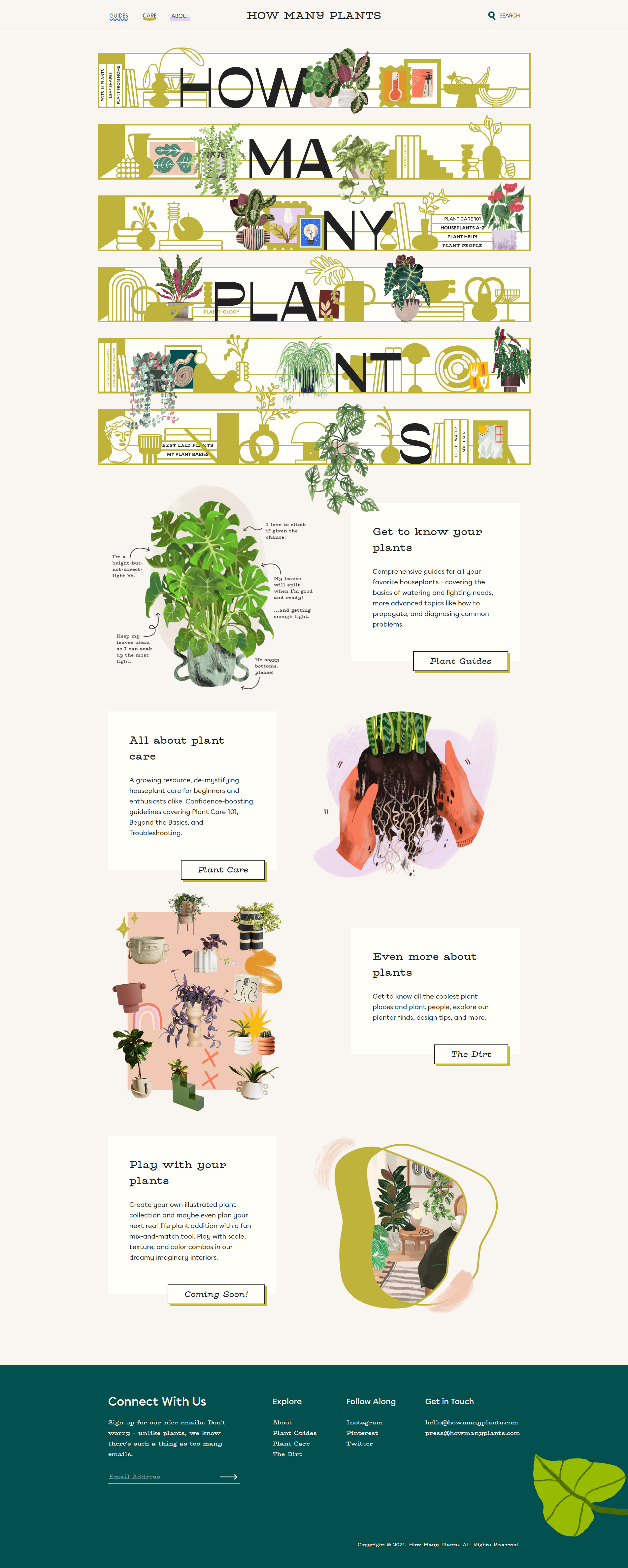 多少种植物? 植物科普网站设计