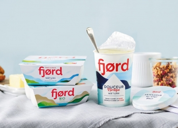 Danone Fjørd酸奶包裝設計