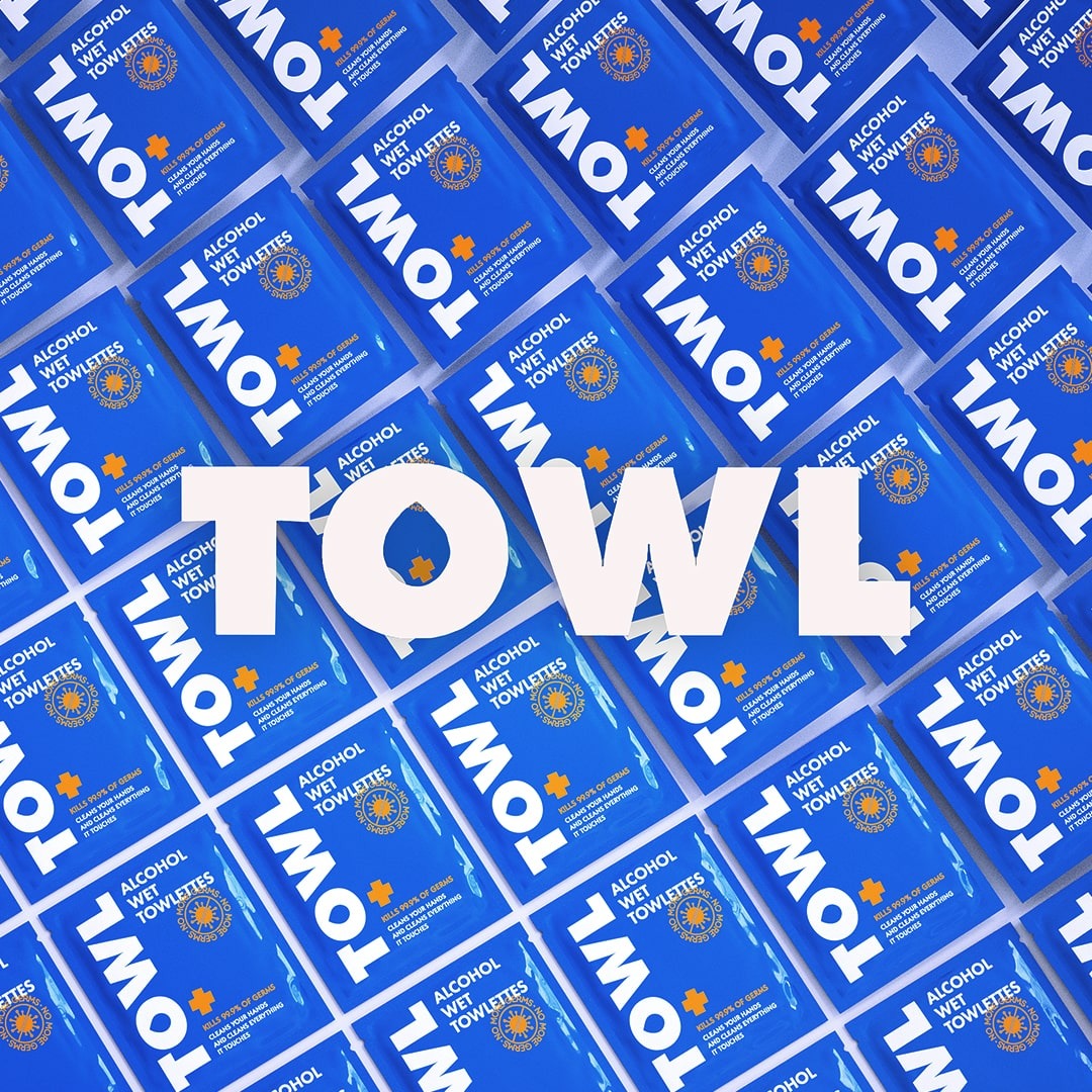 TOWL抗菌湿巾包装设计