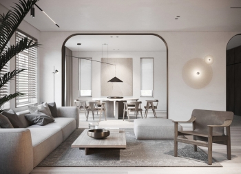 灰色+木質元素！4間寧靜優雅的現代家居空間設計