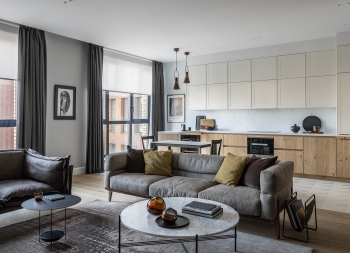 美式經典和意大利現代主義元素結合！145平輕奢舒適的公寓設計