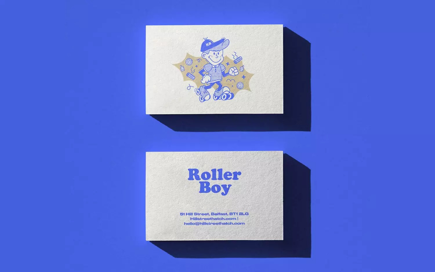 复古风格的Roller Boy餐厅品牌设计