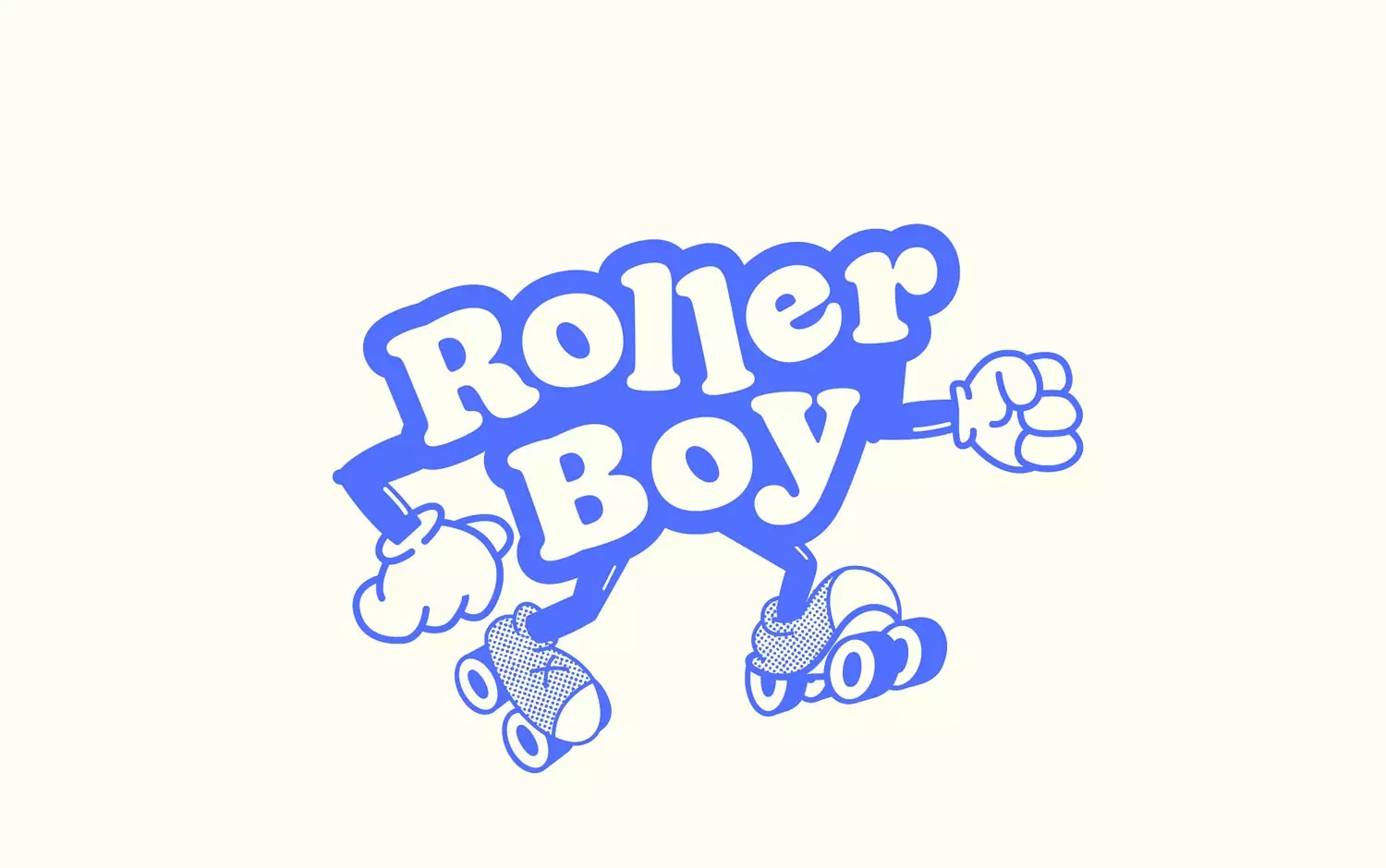 复古风格的Roller Boy餐厅品牌设计