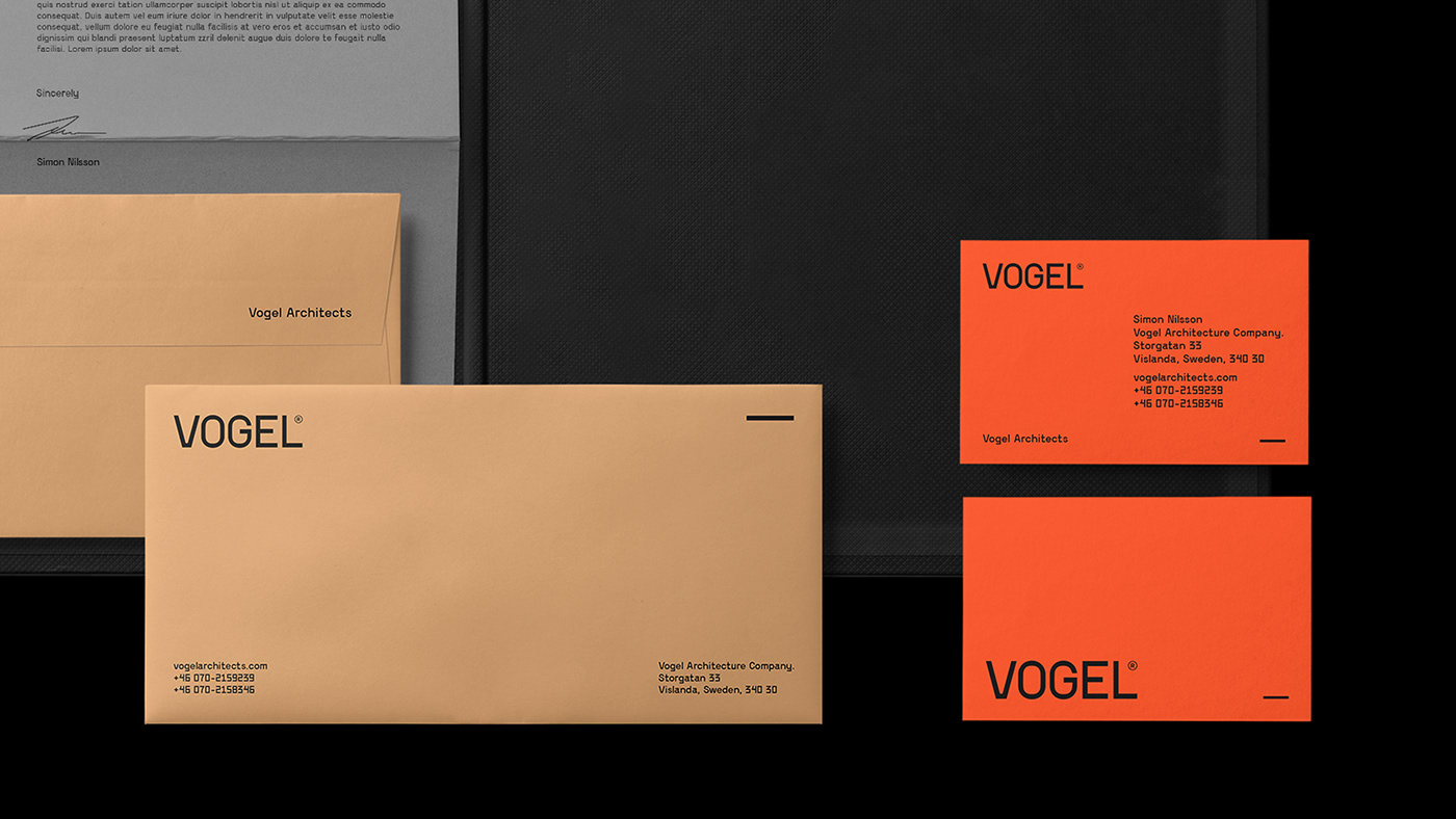 VOGEL Architects建筑事务所品牌识别设计