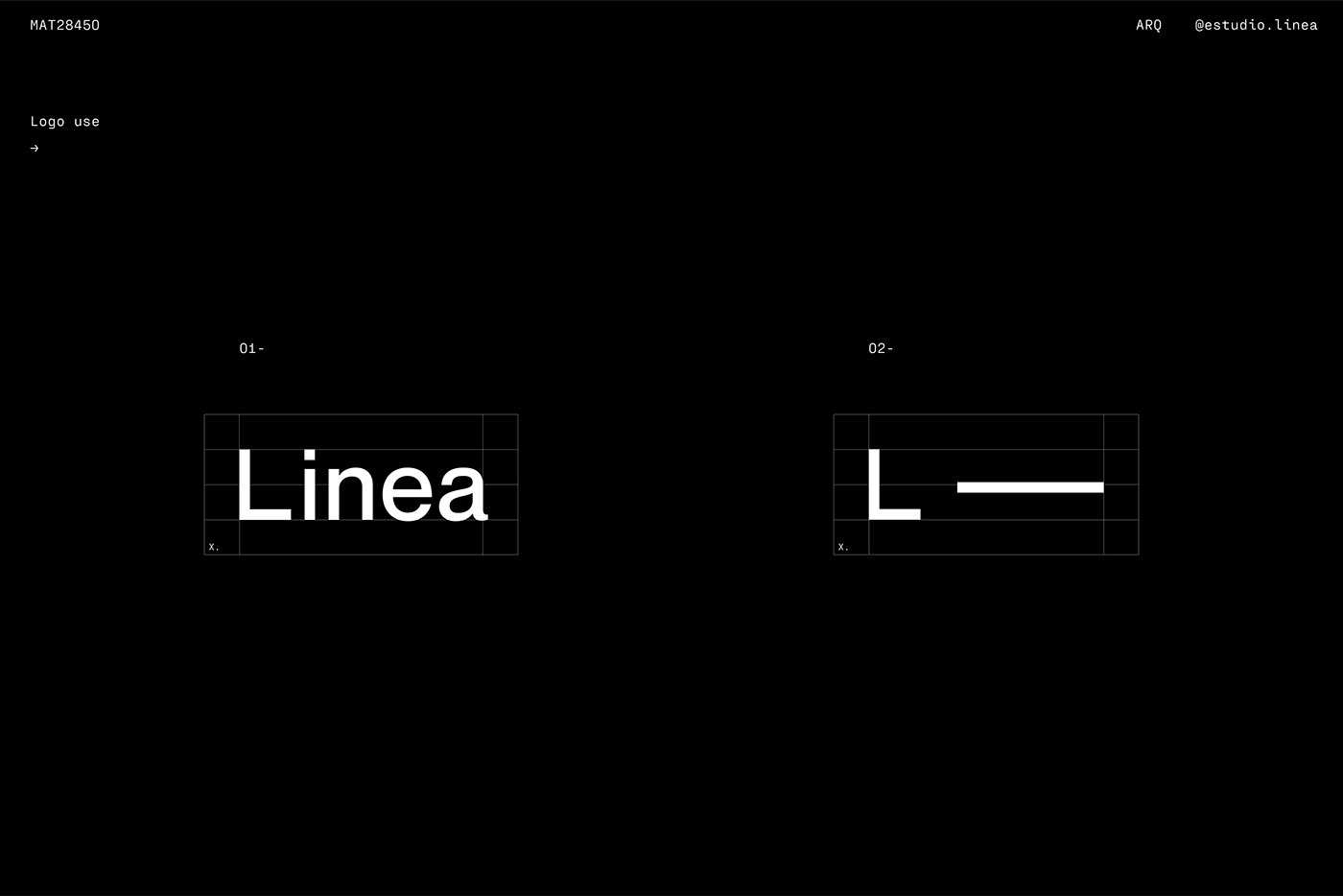 建筑工作室Linea品牌视觉设计