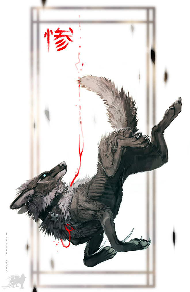 55个狼的主题插画作品