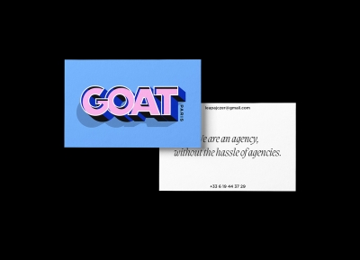 GOAT Paris品牌视觉设计