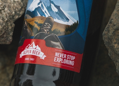 Alpen啤酒包裝設計