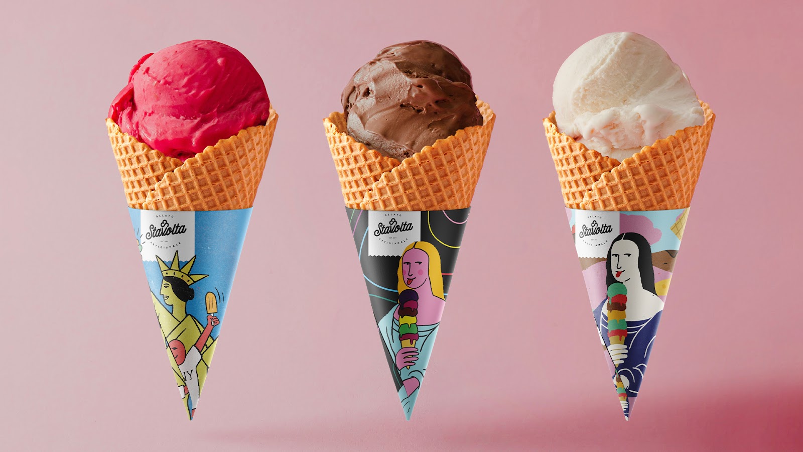 埃及Stavolta冰淇淋品牌包装设计