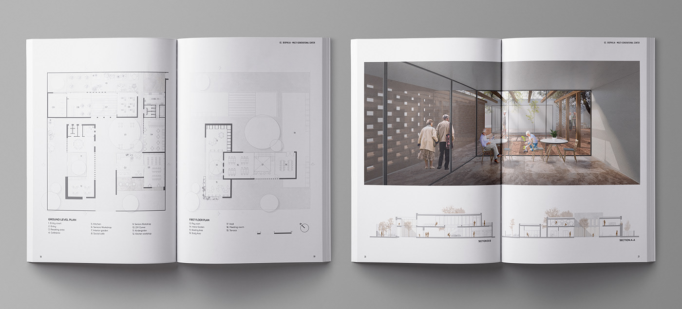 建筑设计作品展示画册设计