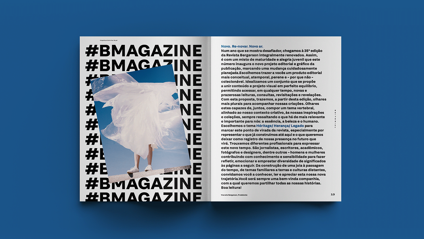 B Magazine杂志漂亮的版式设计