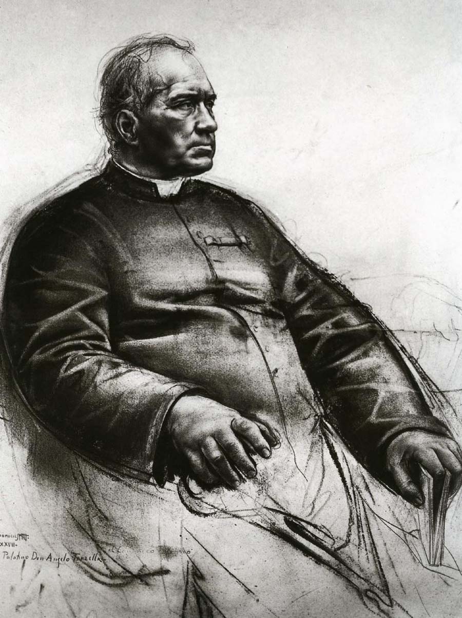 皮埃特罗· 阿尼戈尼（Pietro Annigoni）人物素描作品