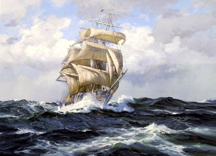 20世纪最优秀的海洋画家Charles Vickery作品欣赏