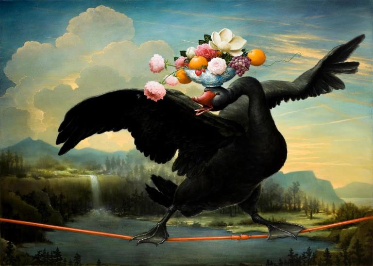 凯文·斯隆（Kevin Sloan）超现实绘画作品