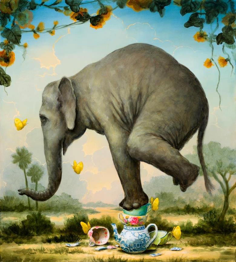 凯文·斯隆（Kevin Sloan）超现实绘画作品