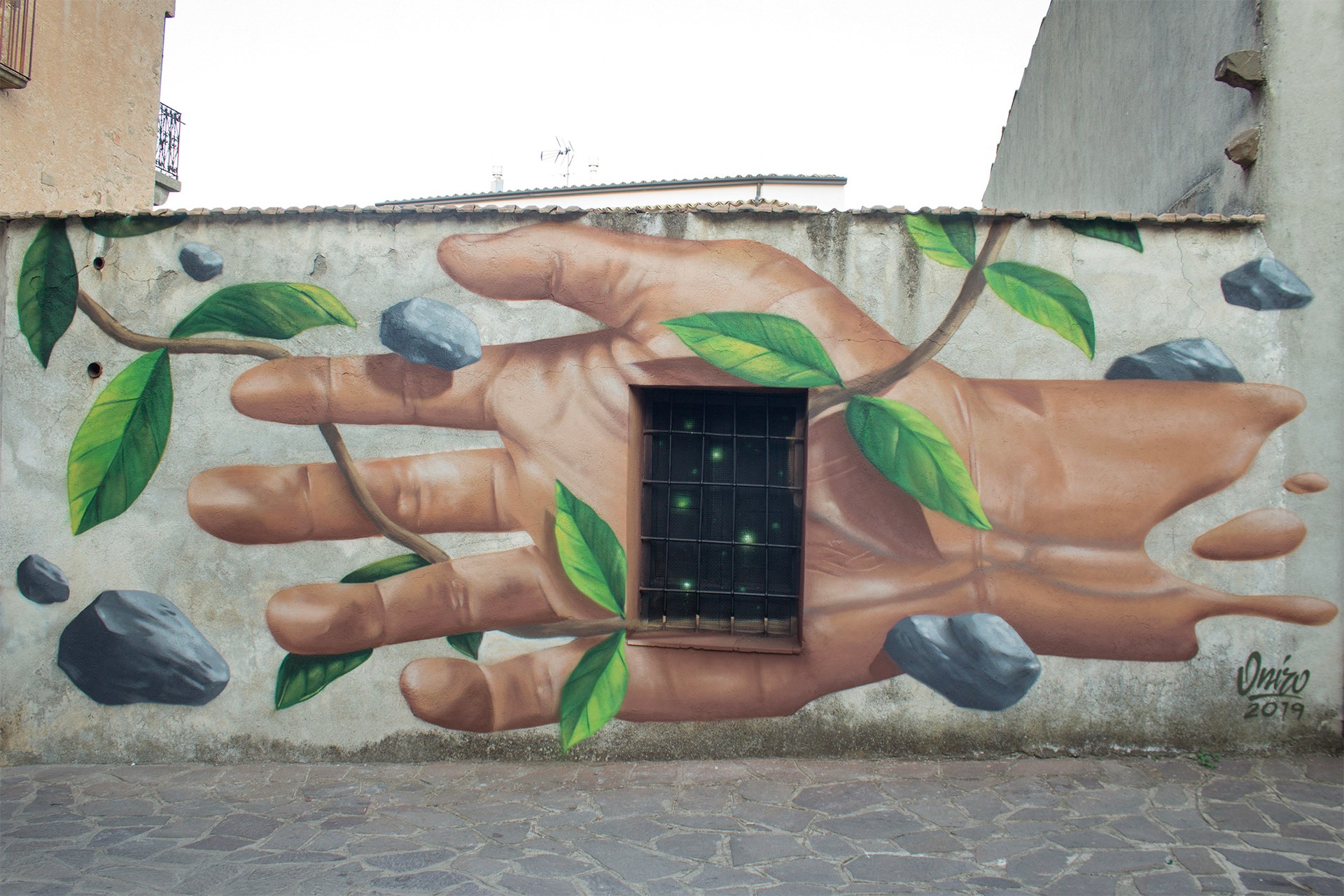 ONIRO街头壁画艺术作品