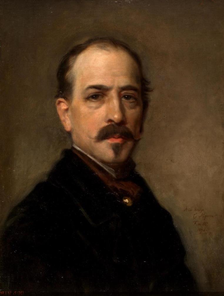 西班牙画家Federico de Madrazo Y Kunz(1815-1894)人物油画作品