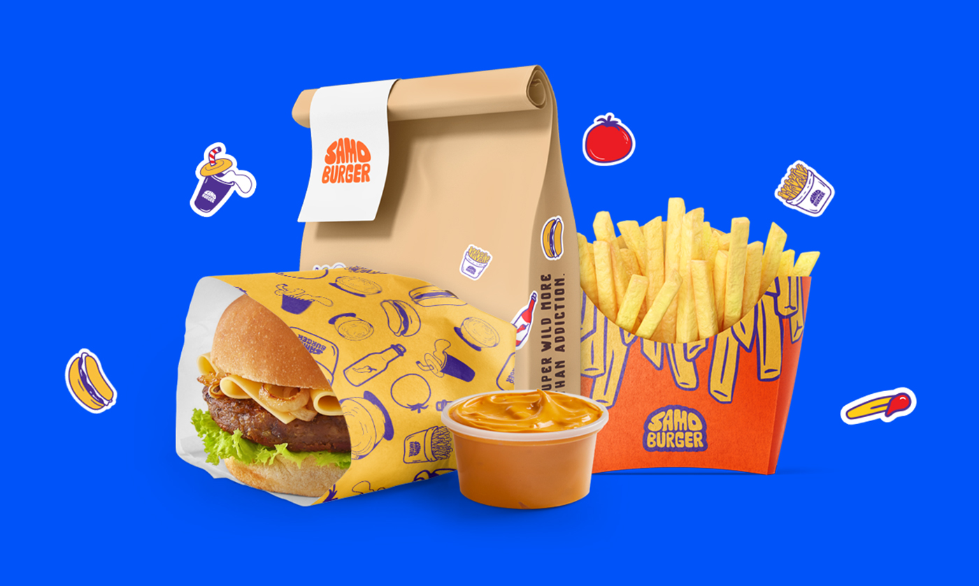 Samo Burger汉堡品牌形象设计