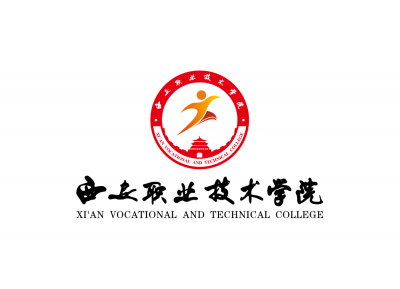西安职业技术学院校徽标志矢量图