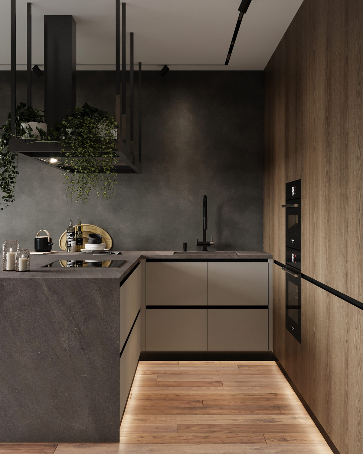 灰色+木质！打造舒适别致的现代家居