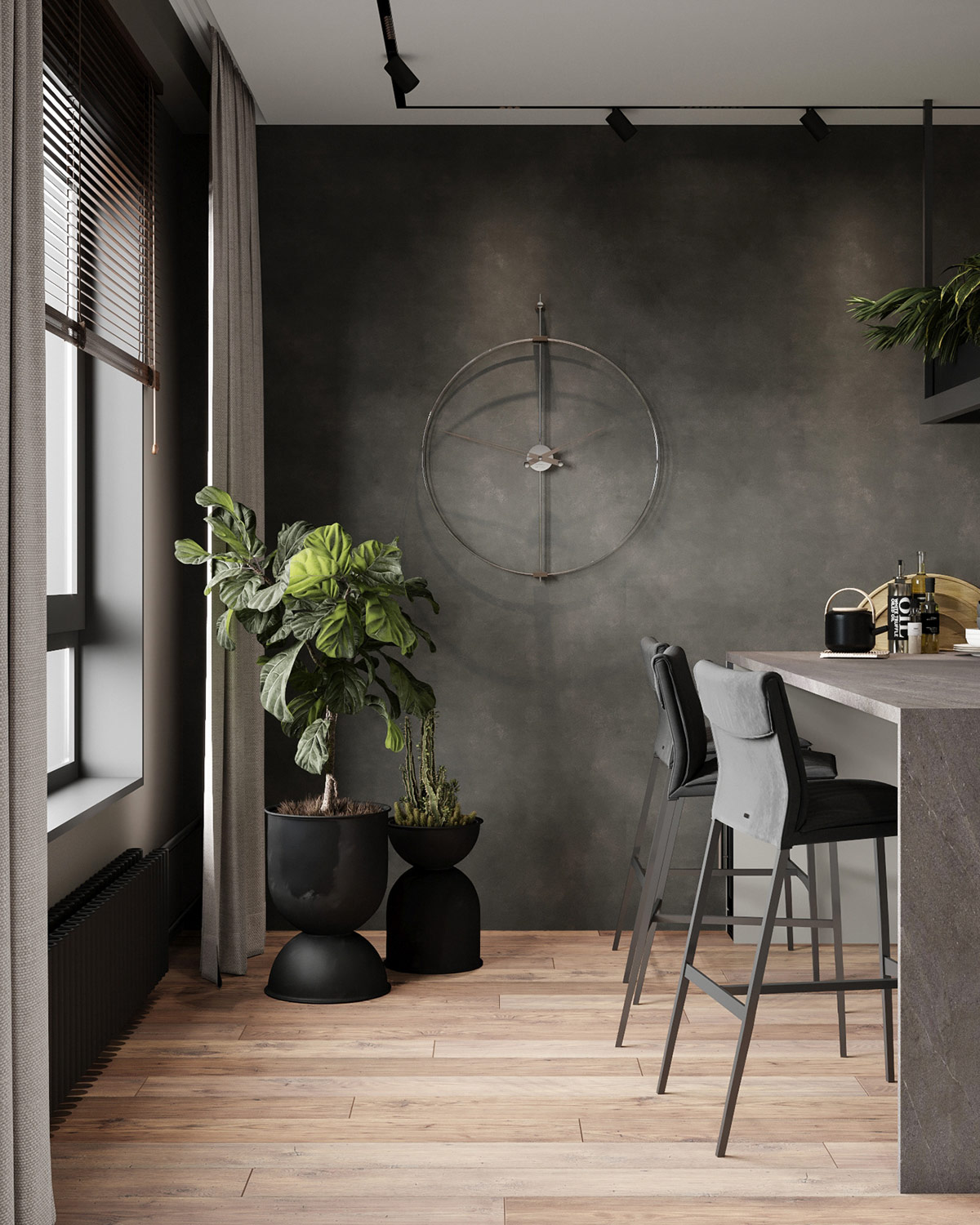 灰色+木质！打造舒适别致的现代家居