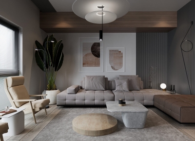 灰色+木質！打造舒適別致的現代家居