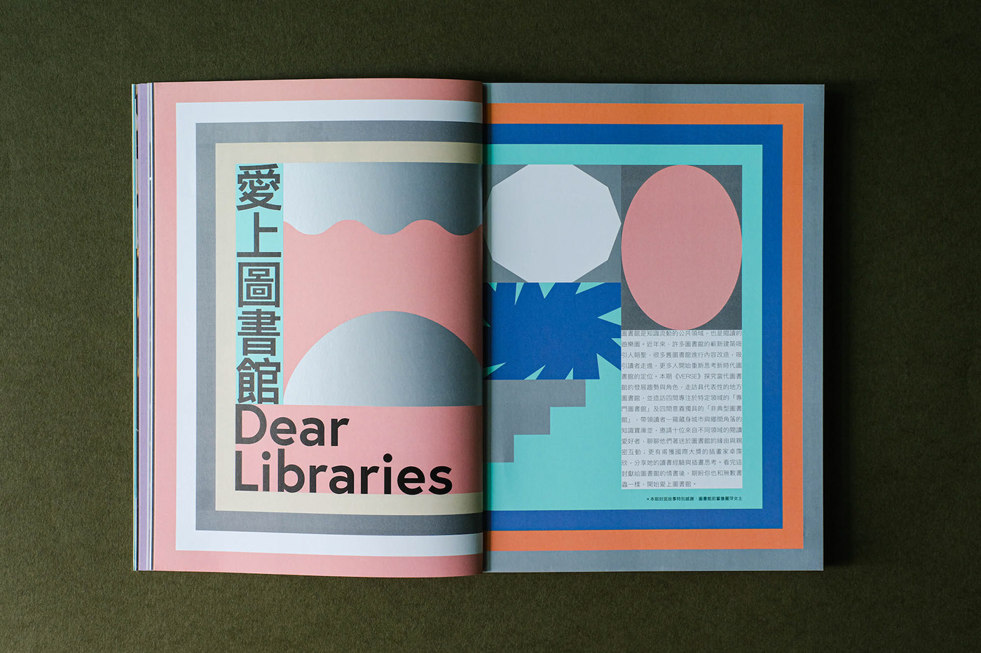 亲爱的图书馆 | VERSE杂志版式设计