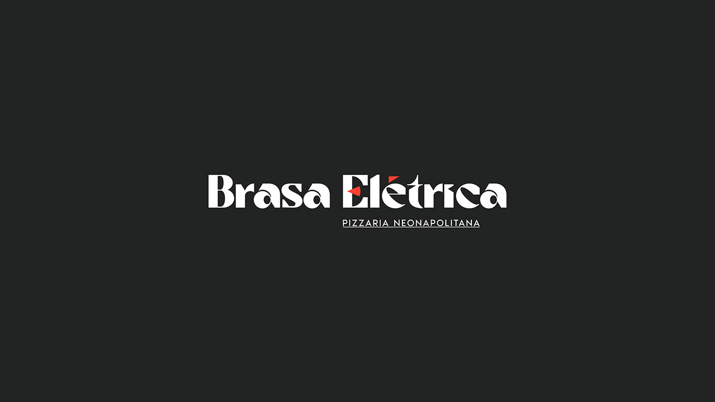 Brasa Elétrica比萨店品牌视觉设计