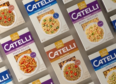 Catelli意大利麵品牌包裝設計