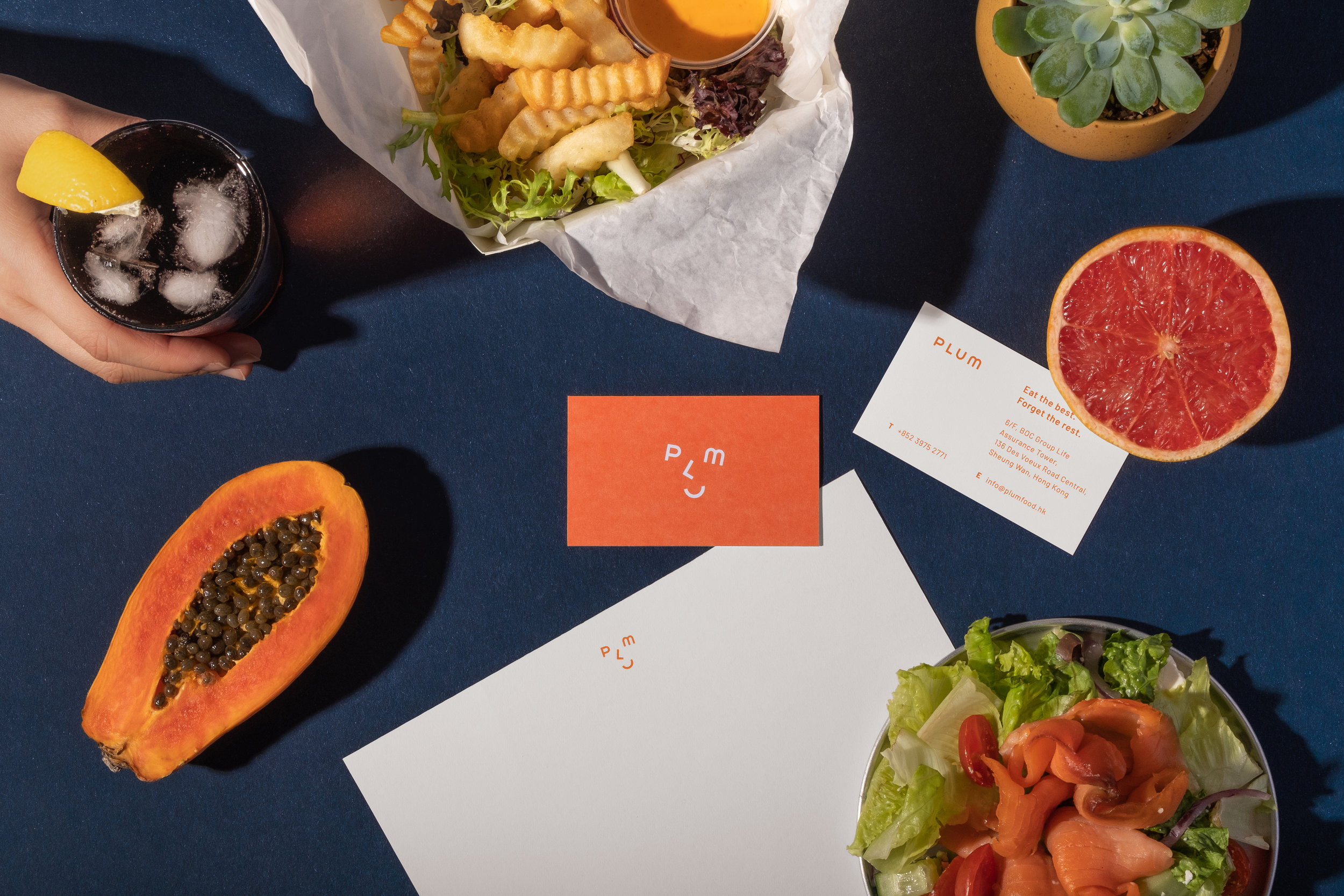 送餐服务平台PLUM品牌视觉设计