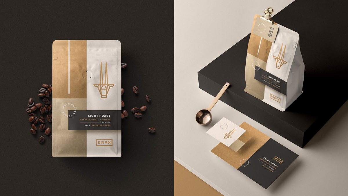 Oryx咖啡品牌和包装设计