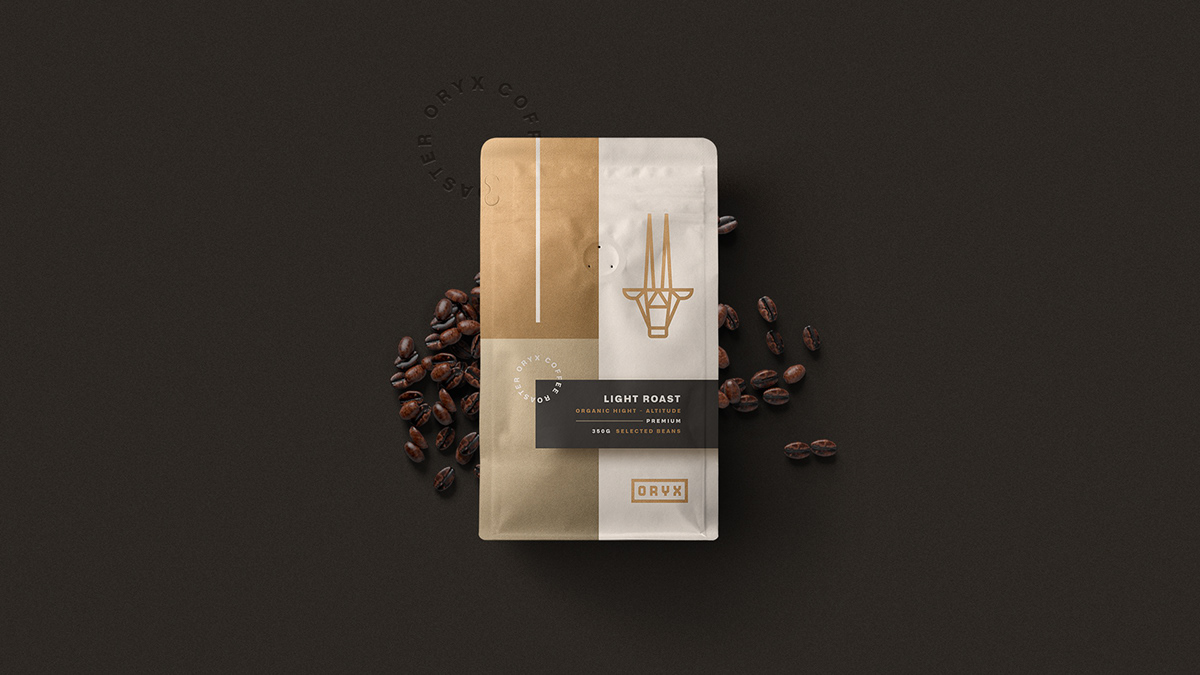 Oryx咖啡品牌和包装设计