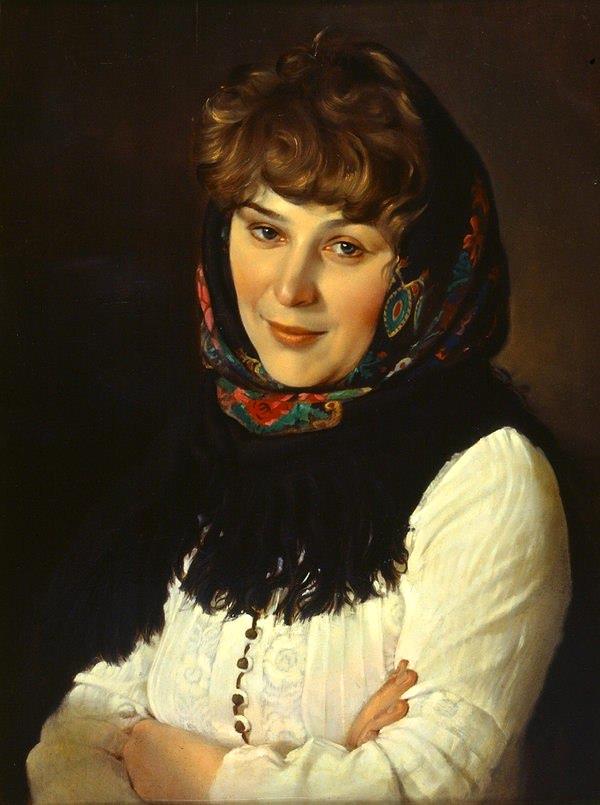 俄罗斯Nikolai Shurygin人物和花卉静物绘画作品