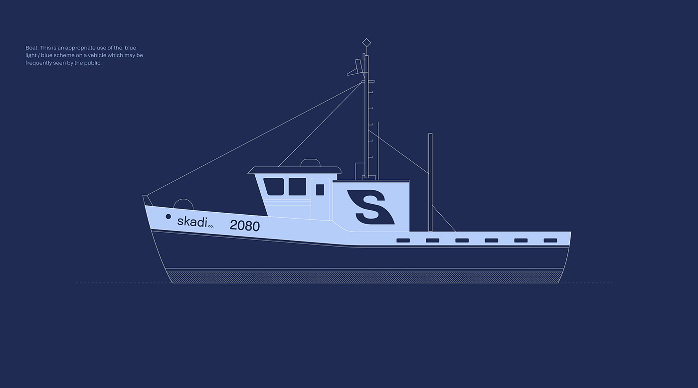 Skadi渔业公司品牌视觉设计