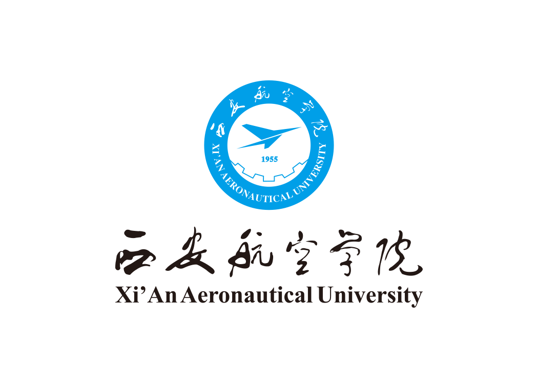 西安航空学院校徽logo矢量图