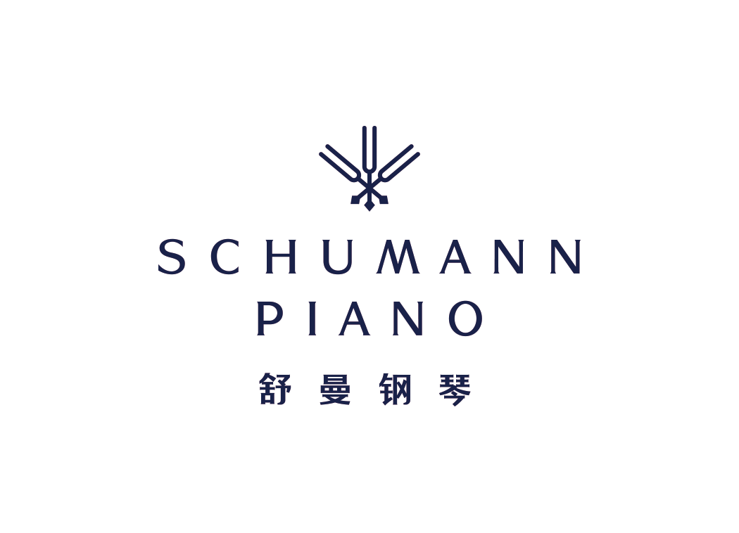 舒曼钢琴logo标志矢量图