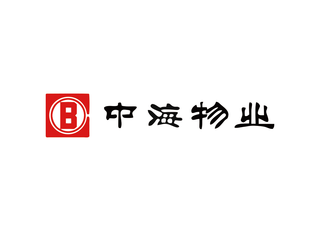 中海物业logo标志矢量图