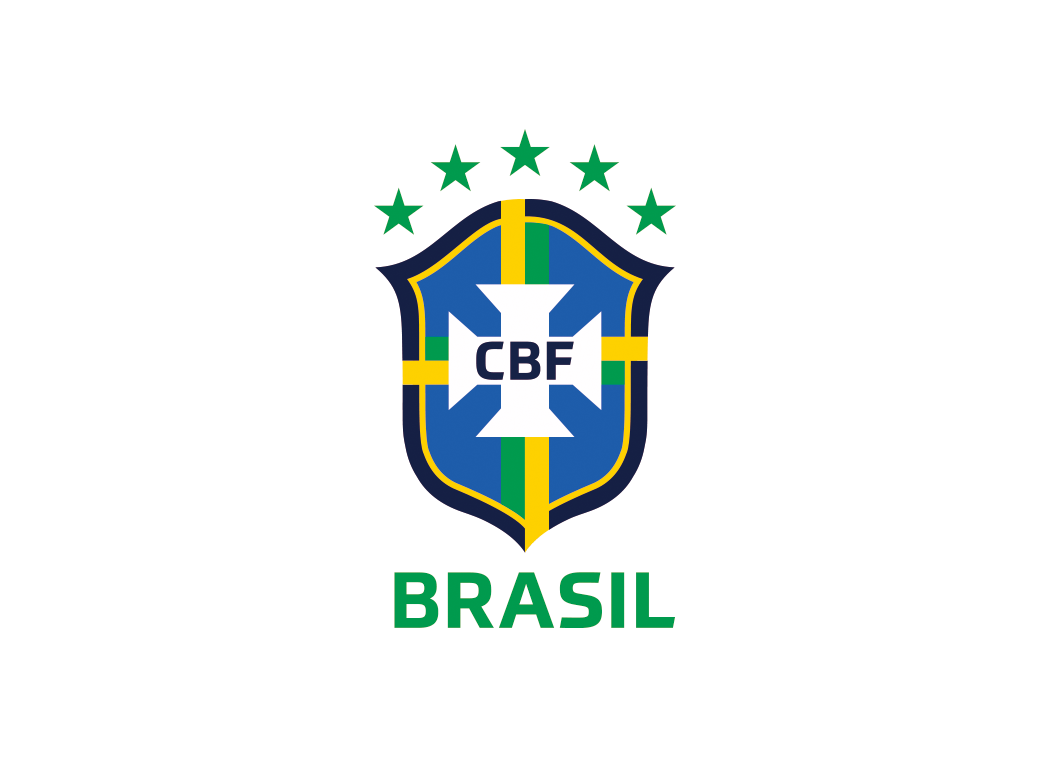 巴西国家足球队队徽标志矢量图