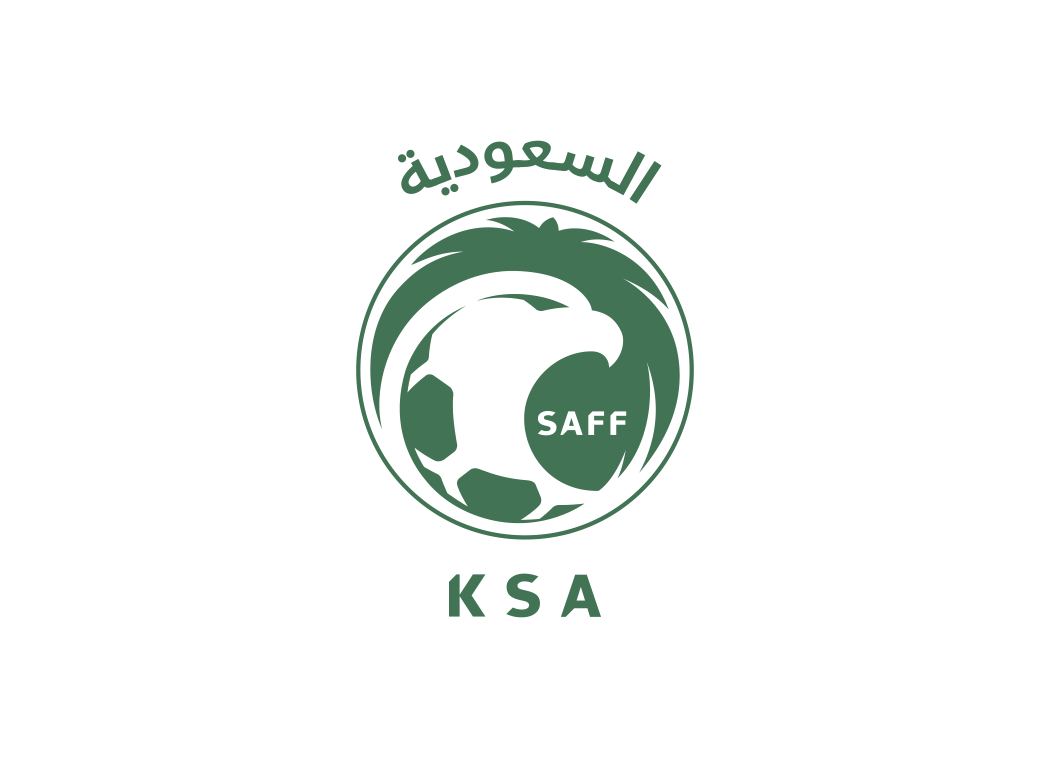 沙特阿拉伯国家足球队队徽标志矢量图