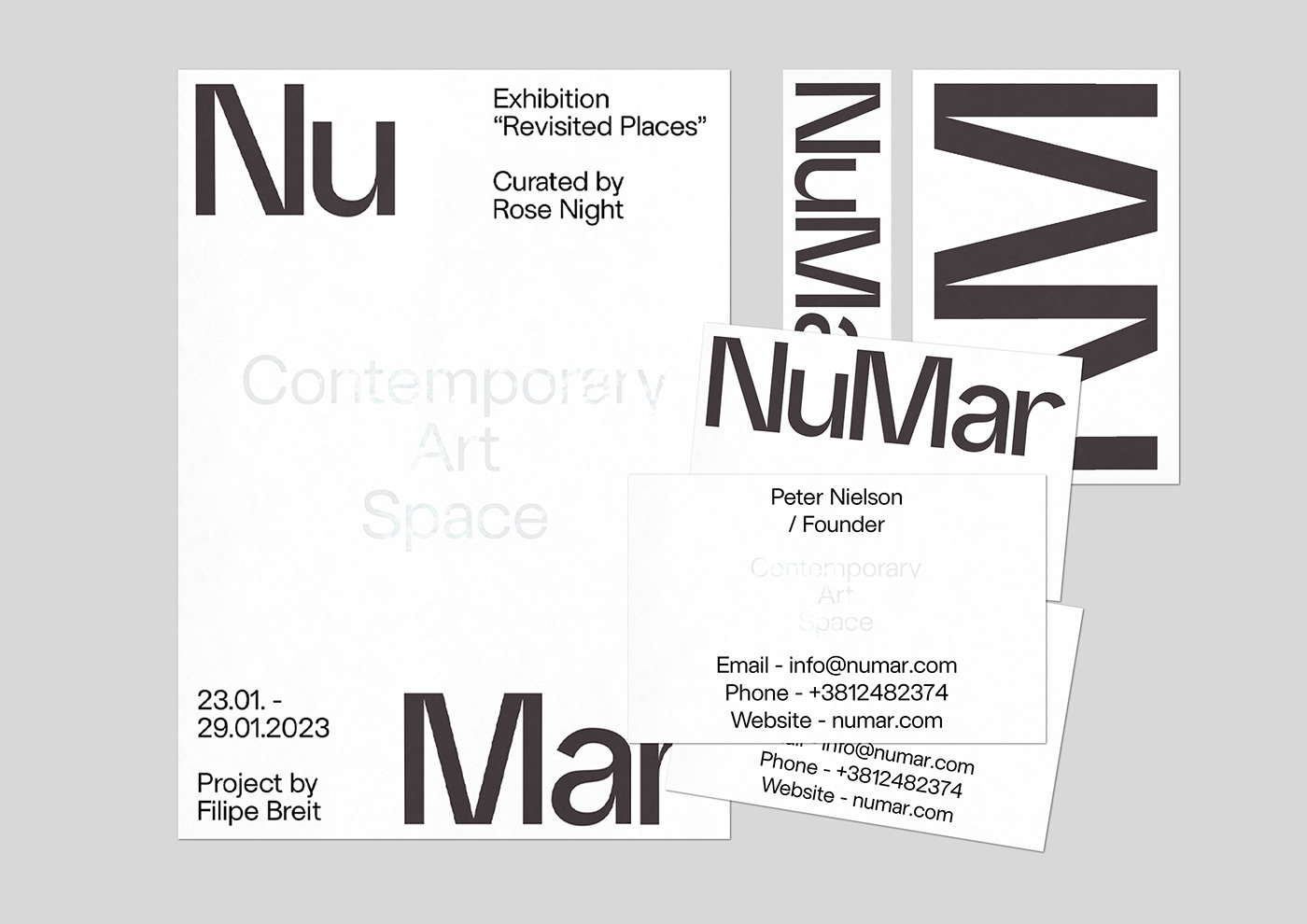 当代艺术空间NuMar视觉形象设计