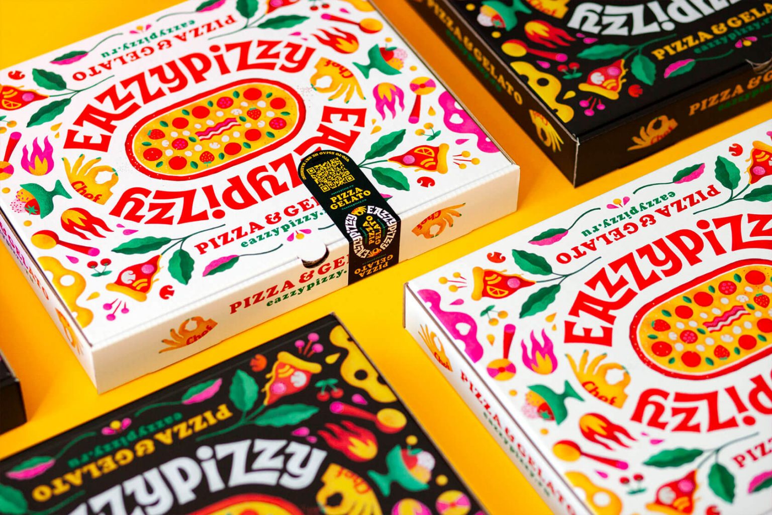 EazzyPizzy比萨餐厅品牌视觉设计