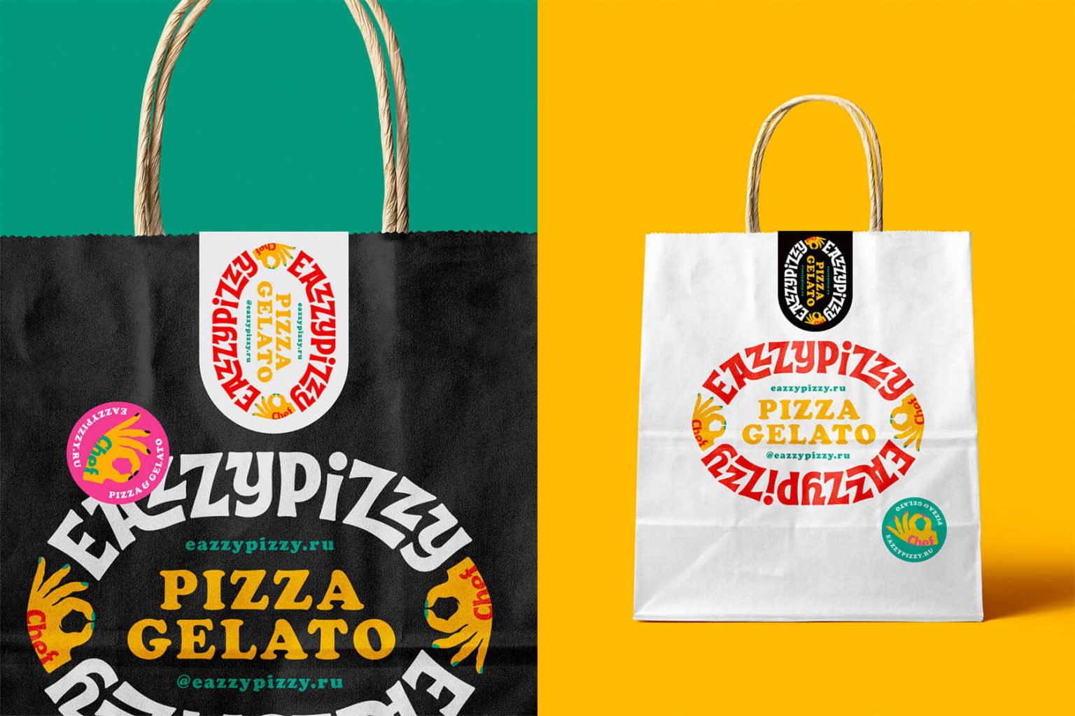 EazzyPizzy比萨餐厅品牌视觉设计