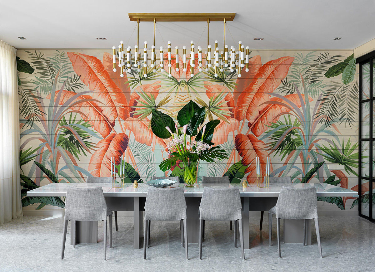40个餐厅背景墙创意装饰设计