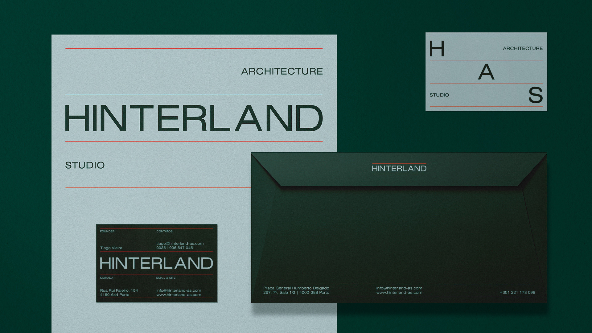 Hinterland建筑工作室品牌VI设计