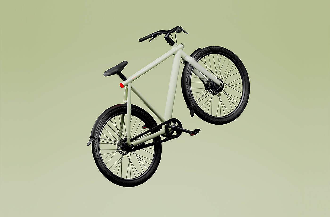 线条流畅，设计简约！VanMoof电动自行车设计